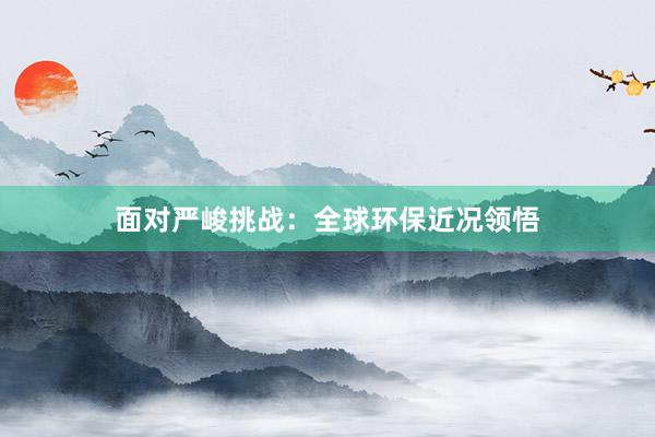 面对严峻挑战：全球环保近况领悟